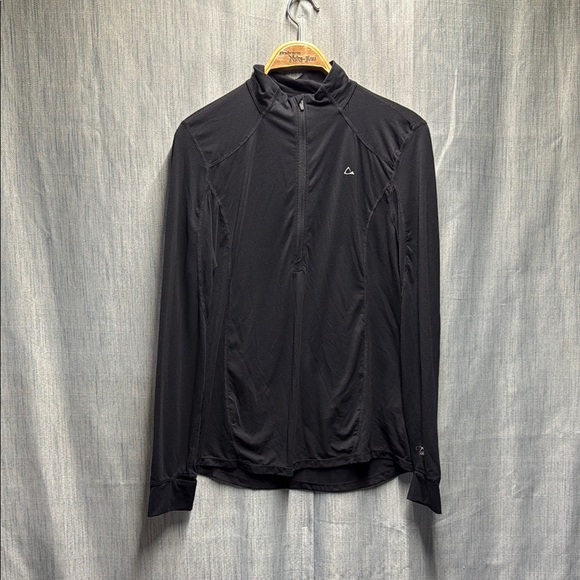 Paradox black 1/4 zip long sleeve shirt size large - Picture 1 of 8